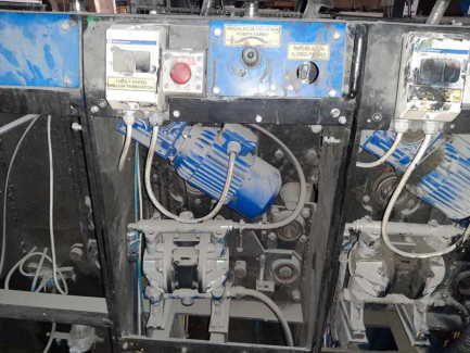 Zdjęcie przedmiotu: Rotary line designed for printing and cutting out boxes and flap boxes made of corrugated cardboard KOBOX SLOT 45 3KR 2500