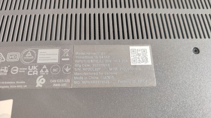 Zdjęcie przedmiotu: Notebook / Laptop LENOVO ThinkBook 15 G4IAP Intel Core i5-1235U 15.6inch 8GB 256GB SSD M.2 UHD Graphics W11P Mineral Grey