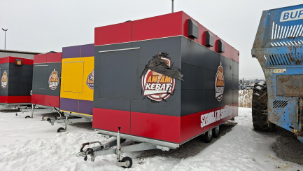 Przyczepa gastronomiczna AM AM KEBAB ZP352 TRAILERS