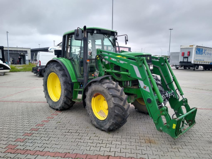 Zdjęcie przedmiotu: John Deere 6430 tractor + KNOCH I front loader