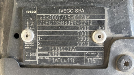Zdjęcie przedmiotu: Iveco DAILY E6 3.5t