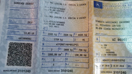 Zdjęcie przedmiotu: Bmw X4 Kombi  xDrive20d Edycja M Sport