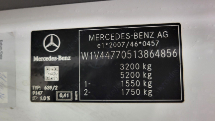Zdjęcie przedmiotu: Mercedes-benz Vito Tourer