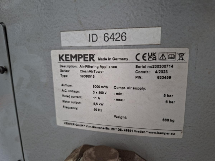 Zdjęcie przedmiotu: Фільтрувальна башта KEMPER Clean Air Tower &ndash; 4 шт.