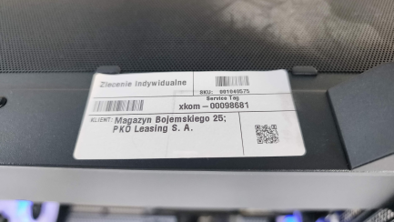 Zdjęcie przedmiotu: Zestaw komputerowy: Komputer stacjonarny Intel Core i5-12400F, RTX 5060, 32GB, 2TB M2, WIN 11 Pro + Monitor LED 27" AOC 27G4X + Słuchawki + Klawiatura  + Myszka 