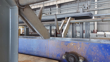 Zdjęcie przedmiotu: Rebar cutting line Shilt Engineering BV (Netherlands) Multibar 300