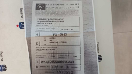 Zdjęcie przedmiotu: KRONE SDP 27 Skrzyniowa