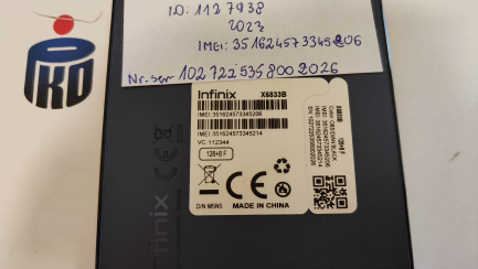 Zdjęcie przedmiotu: Smartphone / Phone INFINIX Note 30 8/128GB 6.78" 120Hz Black X6833B