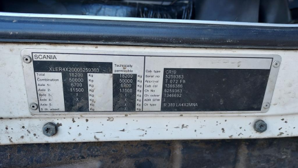Zdjęcie przedmiotu: SCANIA R380 E5 19.0t LA 4x2MNA Top.