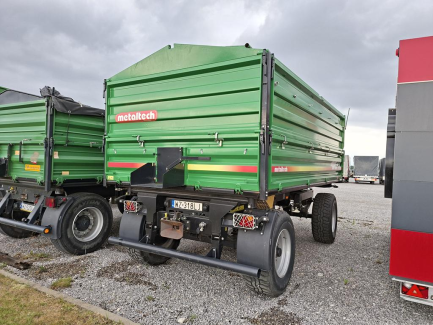 Zdjęcie przedmiotu: Agricultural trailer with tipping METAL TECH DB 12