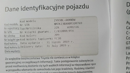 Zdjęcie przedmiotu: Toyota C-HR 1.8 Hybrid Premium