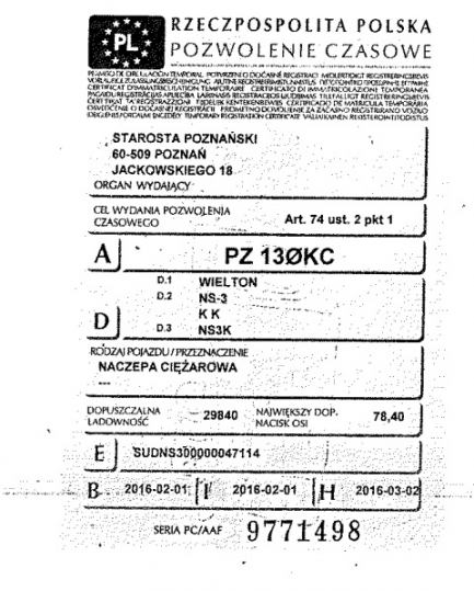 Zdjęcie przedmiotu: WIELTON NS3K curtain trailer