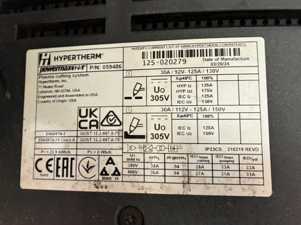 Zdjęcie przedmiotu: Плазмовий різак RYWAL-RHC Sp. z o.o. SPEEDCUT COMPACT 20/60 з ЧПУ