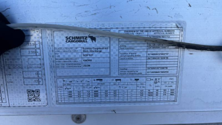 Zdjęcie przedmiotu: SCHMITZ SCS 24 35.0t Skrzyniowa