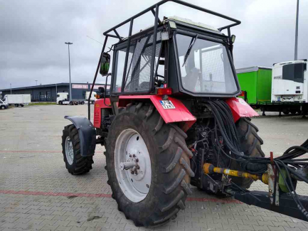 Zdjęcie przedmiotu: AUKCJA PAKIETOWA Ciągnik rolniczy Belarus 1221.2 + Przyczepa zrywkowa Palms 12D/700