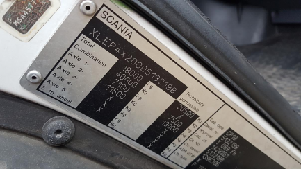 Zdjęcie przedmiotu: PACKAGE AUCTION SCANIA P 380 LB4x2 MLB + Silver Car trailer SRBU 62