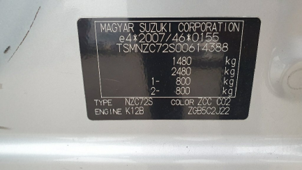 Zdjęcie przedmiotu: Suzuki Swift Hatchback