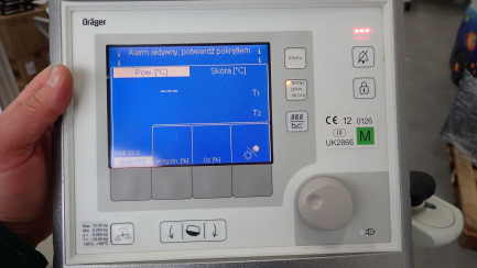 Zdjęcie przedmiotu: Closed incubator for premature babies and sick newborns DRAGER Caleo