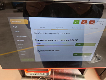 Zdjęcie przedmiotu: Кавоварка під тиском FRESCO X580C + холодильник MILK COOLER C5