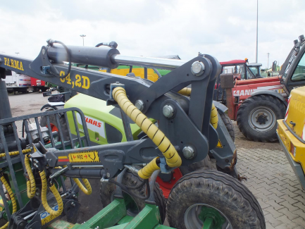 Zdjęcie przedmiotu: Forest trailer with crane FARMA T6 FARMA T6 C4.2 G2