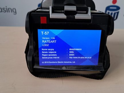 Zdjęcie przedmiotu: SUMITOMO T-57 fiber optic splicer