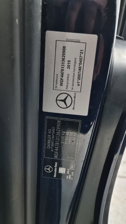 Zdjęcie przedmiotu: Mercedes-Benz V 250 d Avantgarde 9G-Tronic (long)