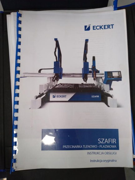 Zdjęcie przedmiotu: Киснево-плазмовий різак ECKERT SZAFIR із системою фільтрації CleanAir 8000 HP