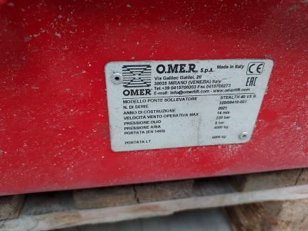 Zdjęcie przedmiotu: OMER Stealth 40 VX B CT/LT electro-hydraulic scissor lift