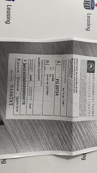 Zdjęcie przedmiotu: KRONE SDP 27 43.0t Dropside