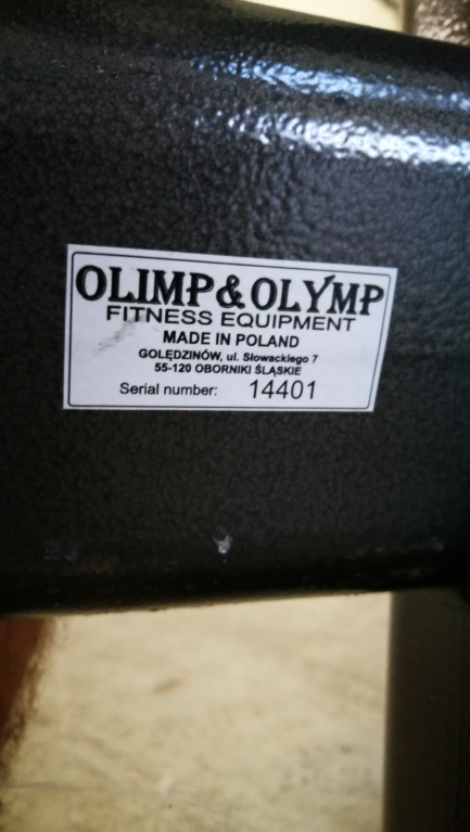 Zdjęcie przedmiotu: Reverse oblique bench with OLIMP & OLYMP stand
