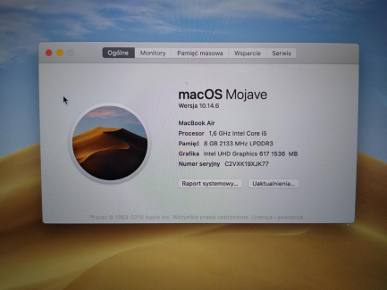 Zdjęcie przedmiotu: Apple MacBook Air / A1932 laptop