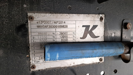 Zdjęcie przedmiotu: KASSBOHRER Mega XS 39.0t