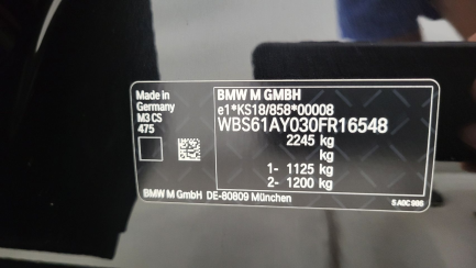 Zdjęcie przedmiotu: BMW M3 CS xDrive sport-aut