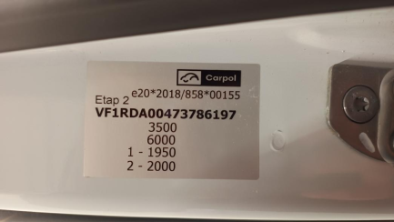 Zdjęcie przedmiotu: RENAULT/CARPOL MASTER 2.0 dCi E6e 3.5t L3H2 Extra Brygadowy