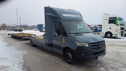 Zdjęcie przedmiotu: Mercedes-Benz 519 Sprinter CDI E6 6.5t Zabudowa Autotransporter Platforma