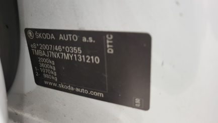 Zdjęcie przedmiotu: Skoda Octavia 2.0 TDI Style DSG Oświadczenie o utracie DR