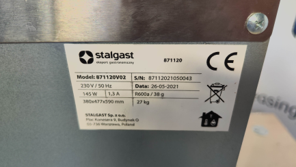 Zdjęcie przedmiotu: Льодогенератор Stalgast 871120