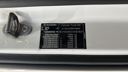 Zdjęcie przedmiotu: Mercedes-benz Actros E6 18.0t