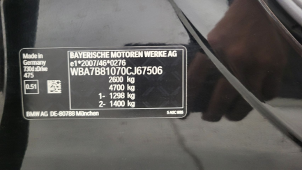 Zdjęcie przedmiotu: BMW 730d xDrive mHEV sport-aut Oświadczenie o utracie DR