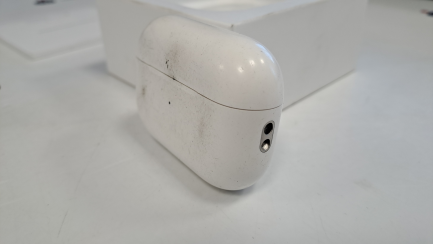 Zdjęcie przedmiotu: Słuchawki dokanałowe APPLE Air Pods Pro II ANC Wodoodporne Biały (Etui z USB-C) kod prod. MTJV3ZM/A