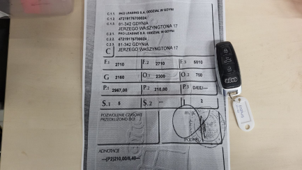 Zdjęcie przedmiotu: Audi A8 50 TDI mHEV Quattro Tiptr. Oświadczenie o utracie DR