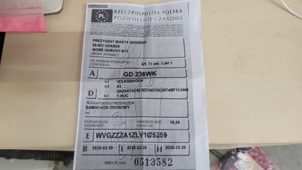 Zdjęcie przedmiotu: Volkswagen T-ROC 2.0 TSI 4Mot. Premium DSG Oświadczenie o utracie DR