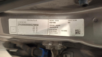 Zdjęcie przedmiotu: Fiat Tipo 1.4 16V E6 Easy