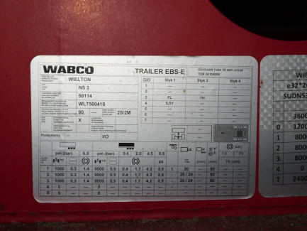 Zdjęcie przedmiotu: WIELTON NS-3 NS3K curtain semi-trailer