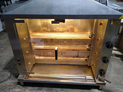 Zdjęcie przedmiotu: Gas rotisserie for roasting chickens with a single load of 24 KROMET OGZ-24NC