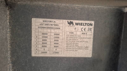 Zdjęcie przedmiotu: WIELTON NW-3 Wywrotka stalowa