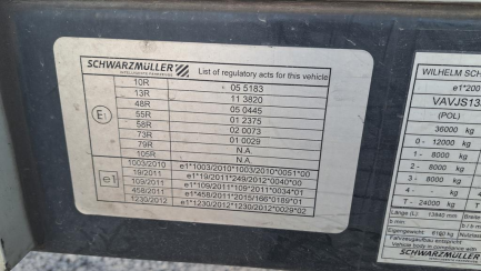 Zdjęcie przedmiotu: SCHWARZMULLER J-SERIE 36.0t Mega Dropside