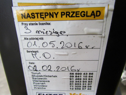 Zdjęcie przedmiotu: YALE GLP16VX E2425 diesel forklift