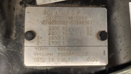 Zdjęcie przedmiotu: Fiat Ducato 33 2.2 M-jet L3H2 E6.4 3.3t Oświadczenie o utracie DR