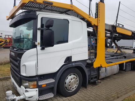 Zdjęcie przedmiotu: PACKAGE AUCTION SCANIA P 380 LB4x2 MLB + Silver Car trailer SRBU 62